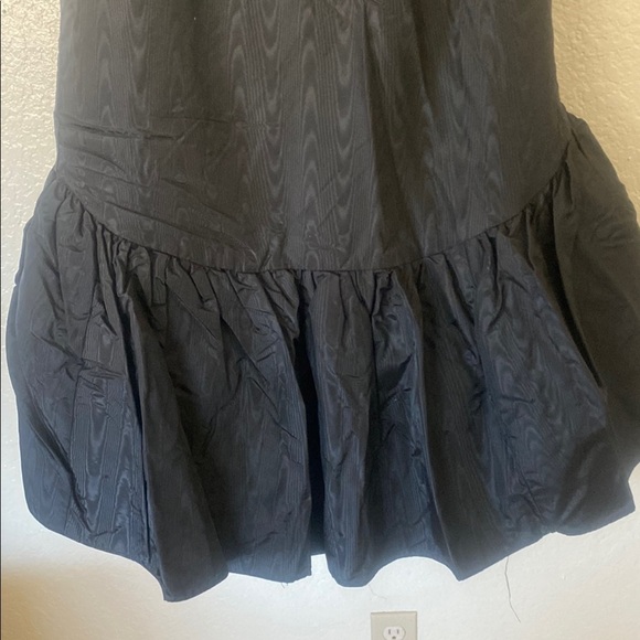 Vintage Black Sweetheart Strapless Tiered Dress Size M - Picture 8 of 9